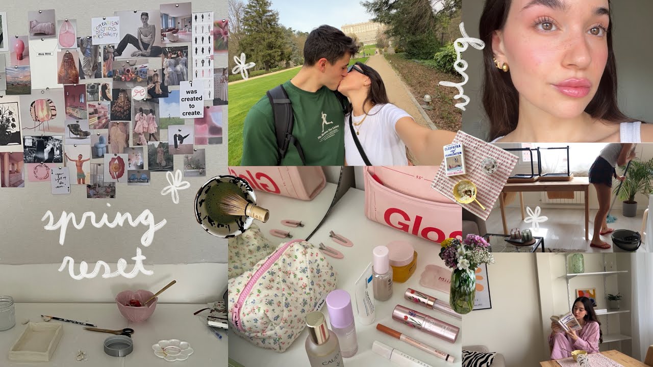 VLOG- Spring Reset🌸 limpieza a fondo, me corto el flequillo sola, mi compra más cara en Vinted