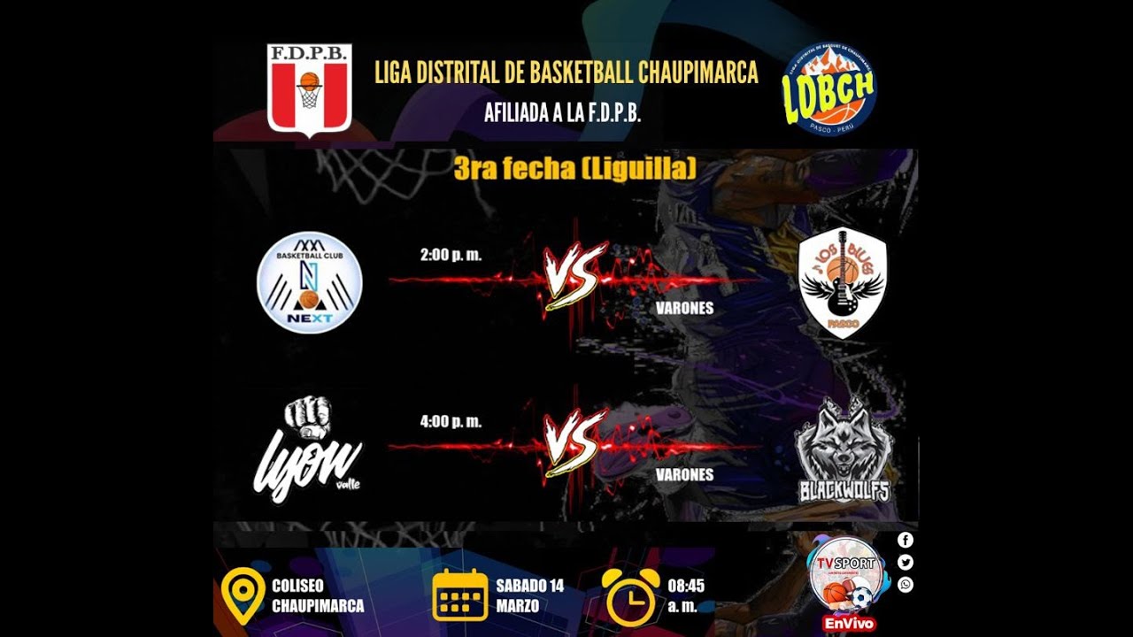 Liga Distrital de Basketball Chaupimarca - Liguilla - Fecha 3 - 2do partido