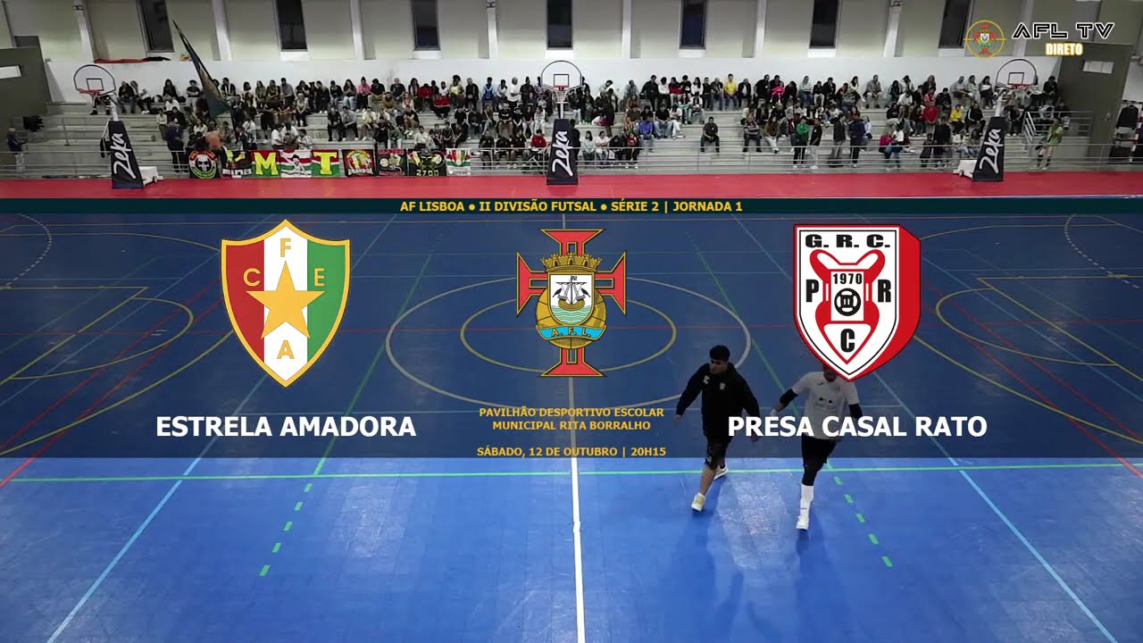 Estrela Amadora x Presa Casal Rato - 2.ª Divisão Futsal - Série 2 - Jornada 1