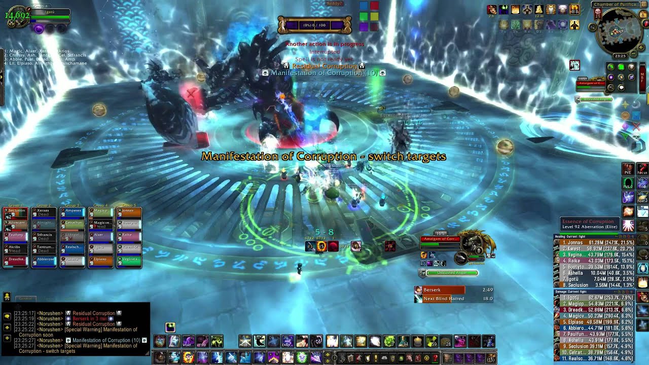 Week 1 - Norushen (25 Heroic) - Pandaem&iacute;a | US-Sargeras