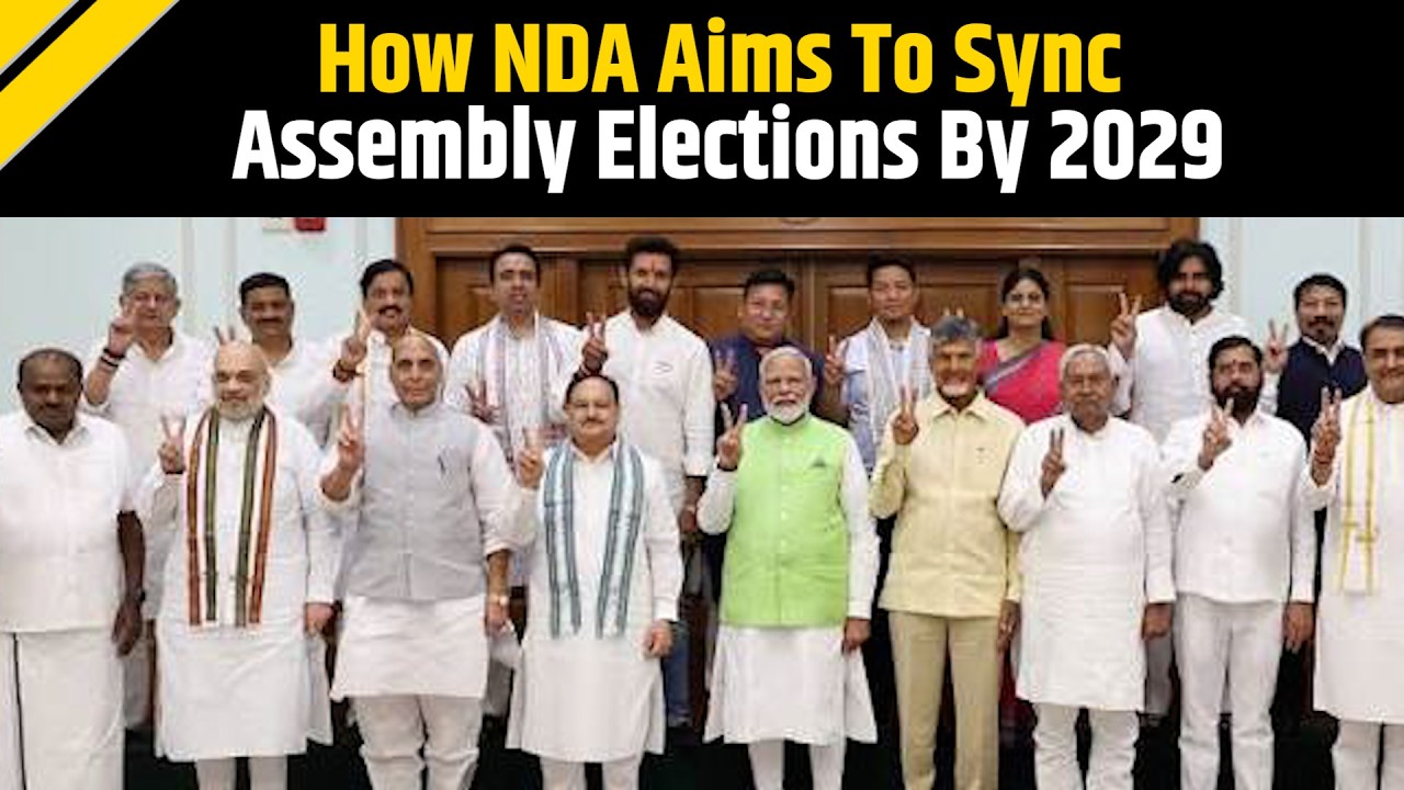 One Nation One Election: NDA Explores Joint Polls For 22 States/UTs With 2029 Lok Sabha