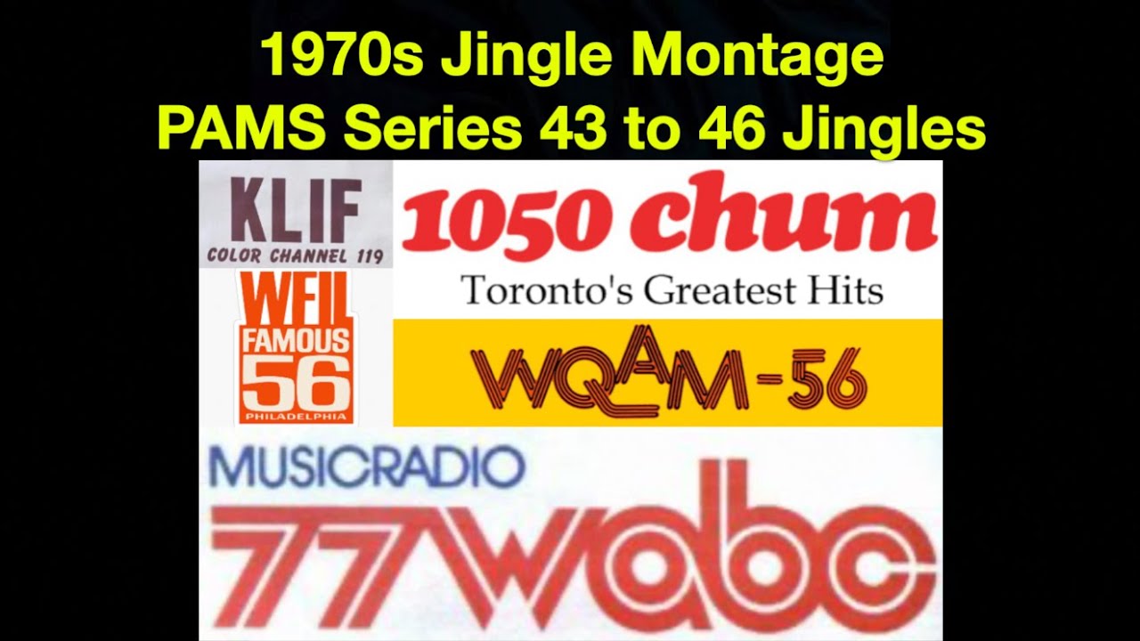 1970s PAMS Radio Jingle Montage - Mid 1970s