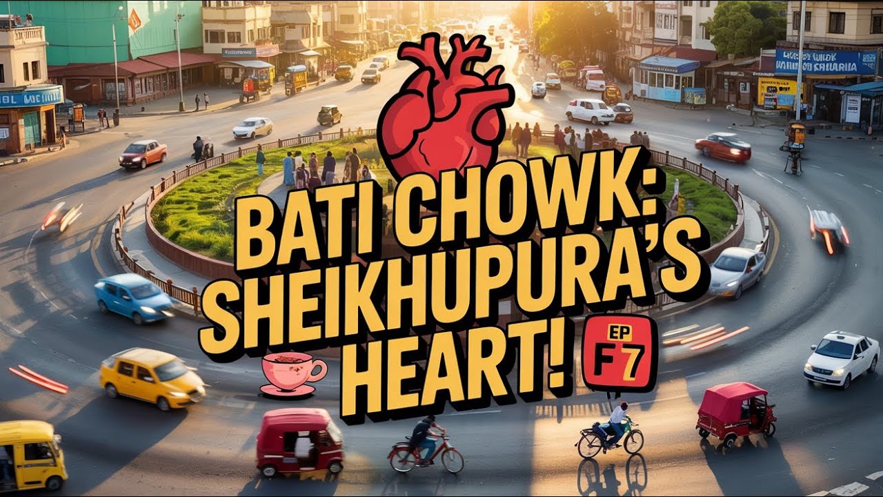 EP 7: Sheikhupura's ICONIC Bati Chowk - Beating Heart of the City!
