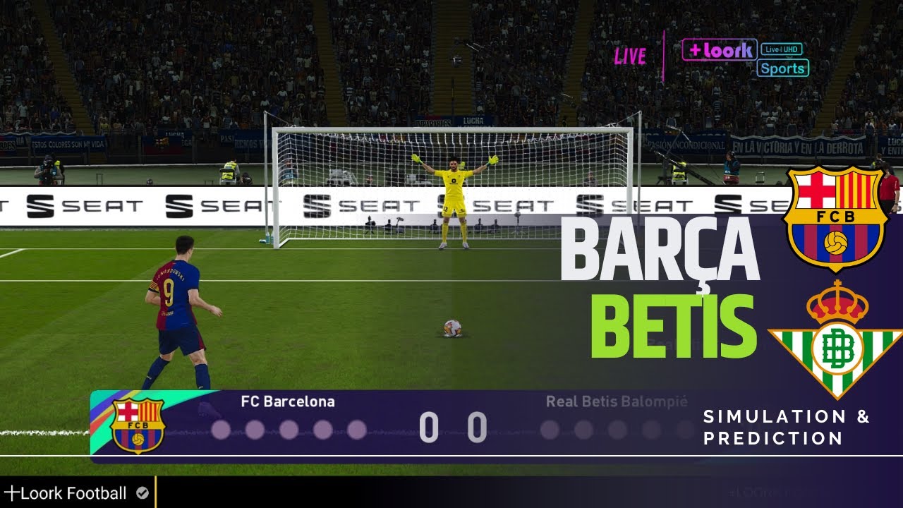 Penalty Shootout • Barcelona vs Betis • Copa Del Rey 2025 | eFootball Simulación.