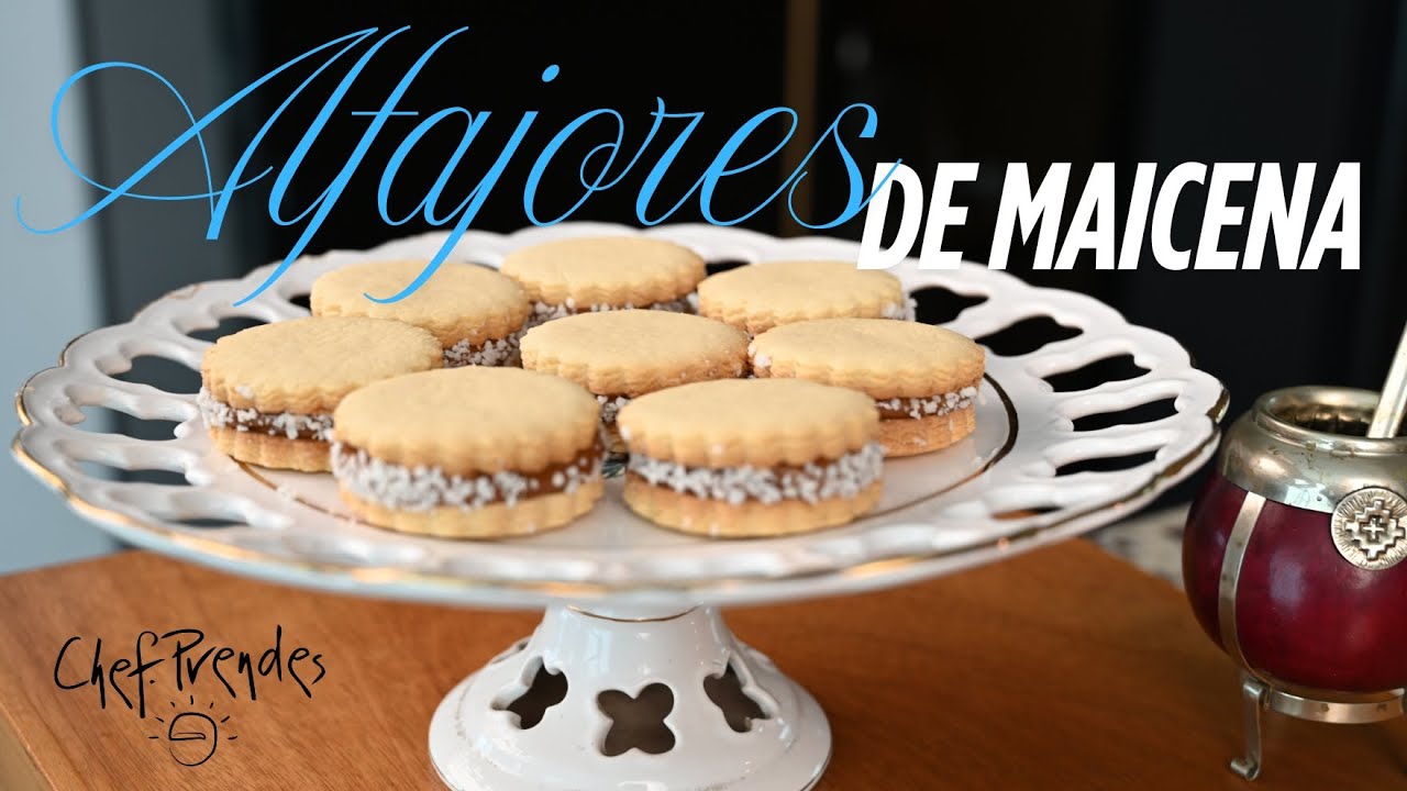 ALFAJORES de Maicena. Con dulce de leche. Receta Tradicional Casera.