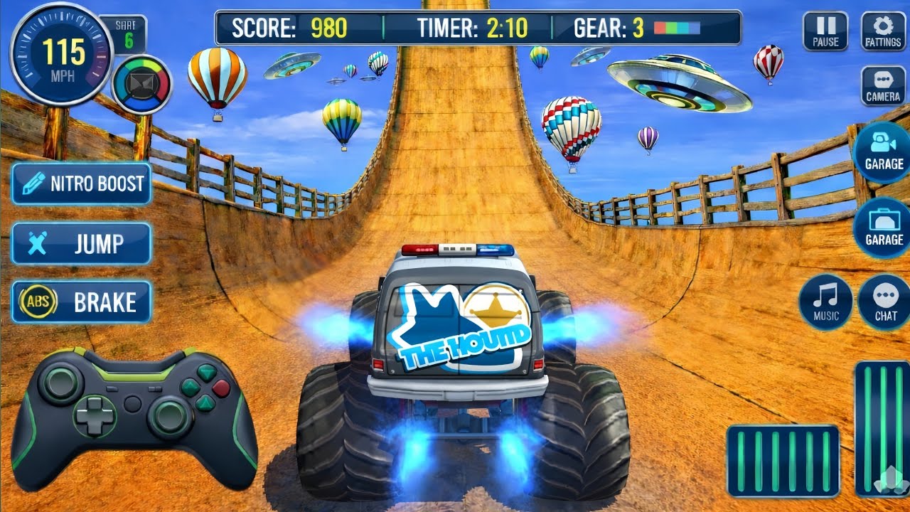 Monster Truck Stunt Impossible Driver | 4x4 Ultimate Car Stunts | Android Gameplay #41
