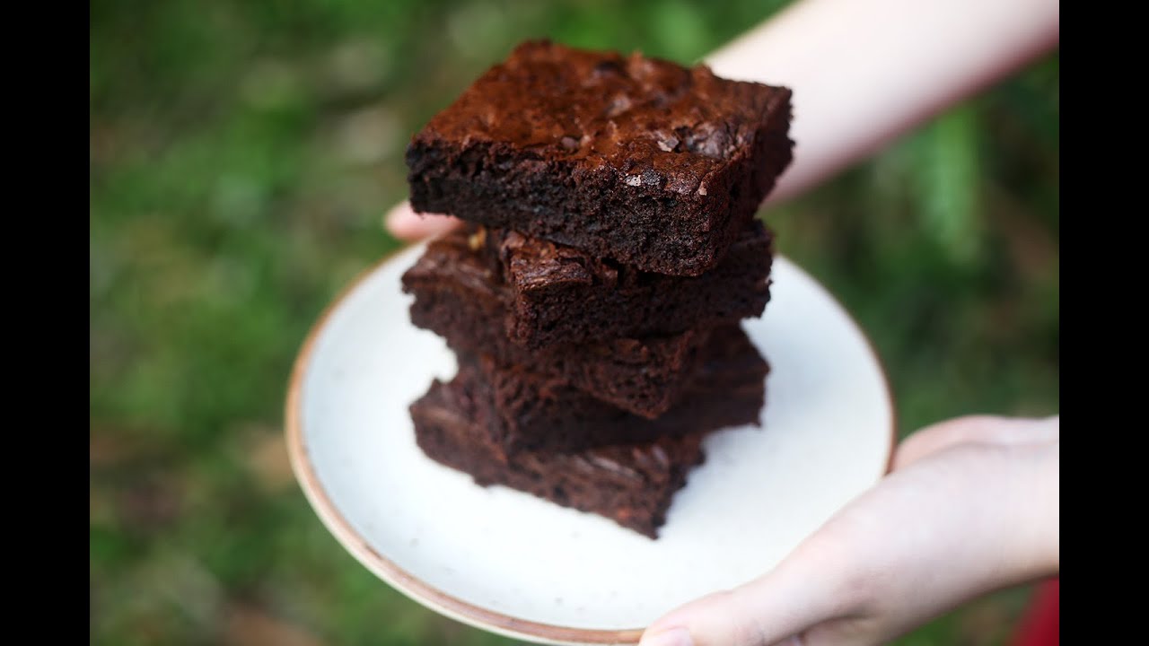 Double chocolate  brownies | The best chocolate brownie | Fudgy chocolate brownie recipe |