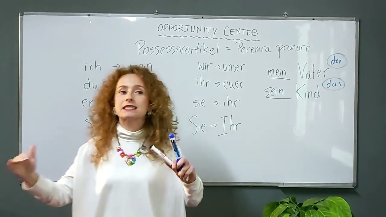 Përgatitje për testim - Possessivartikel/ Possessivpronomen - Përemrat pronorë të gjuhës gjermane