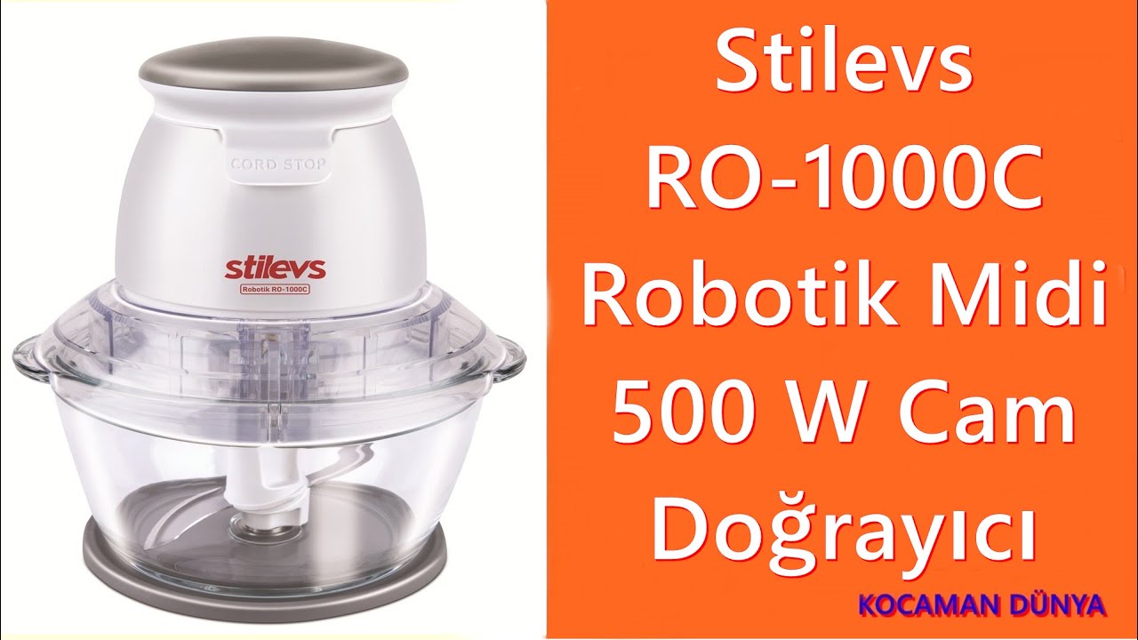 Stilevs RO-1000C Robotik Midi 500 W Cam Doğrayıcı 