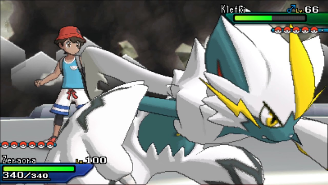 Shiny Zeraora (New Mythical Pokemon) Pokemon Ultra Sun & Ultra Moon