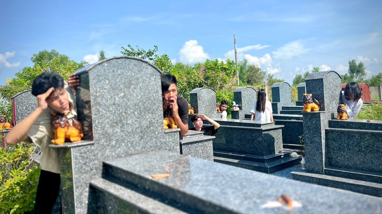 Thầy Phúc | Thử Thách Trốn Tìm Ở Nghĩa Địa - Siêu Kinh Dị