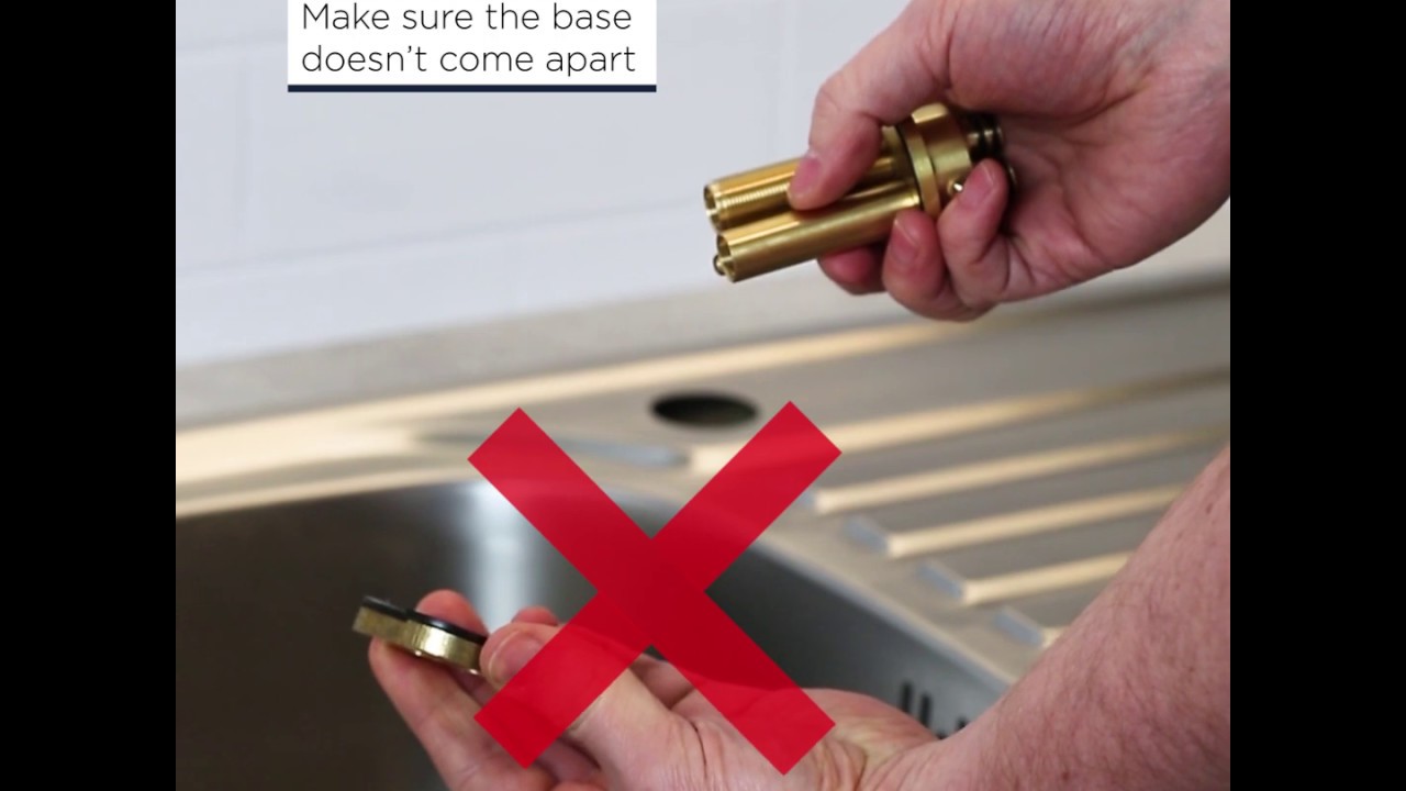How to fit a Bristan Easyfit Tap - 2019
