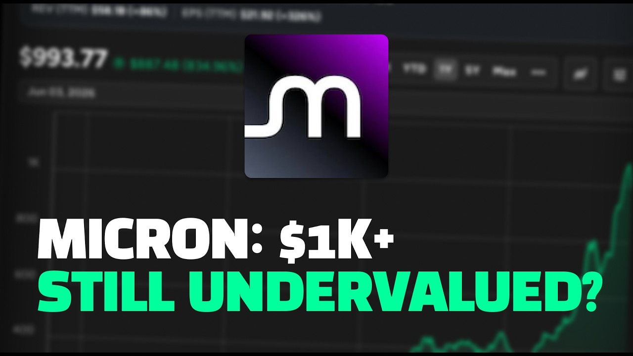 $MU: Акции Micron преодолели отметку в 1000 долларов, Хамид сократил отставание, но по-прежнему л...