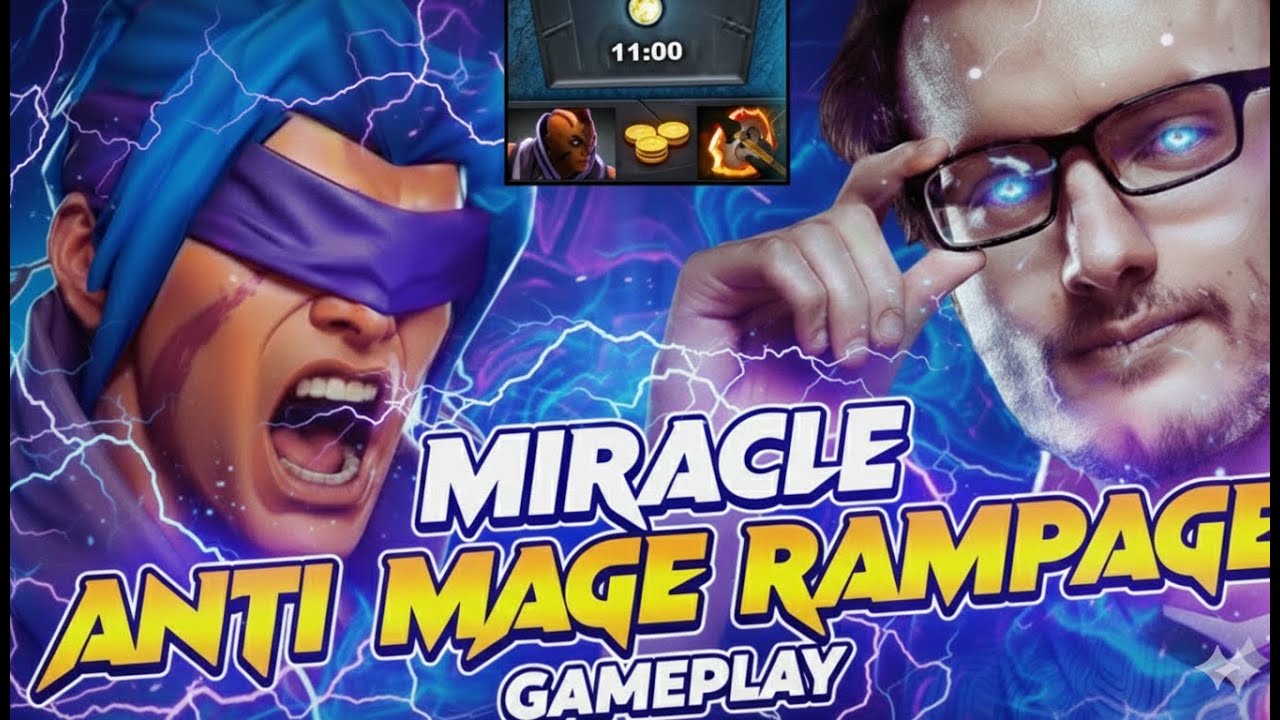 MIRACLE- АНТИ-МАГ РАМПЕЙД ГЕЙМПЛЕЙ! [Dota 2 7.39e]