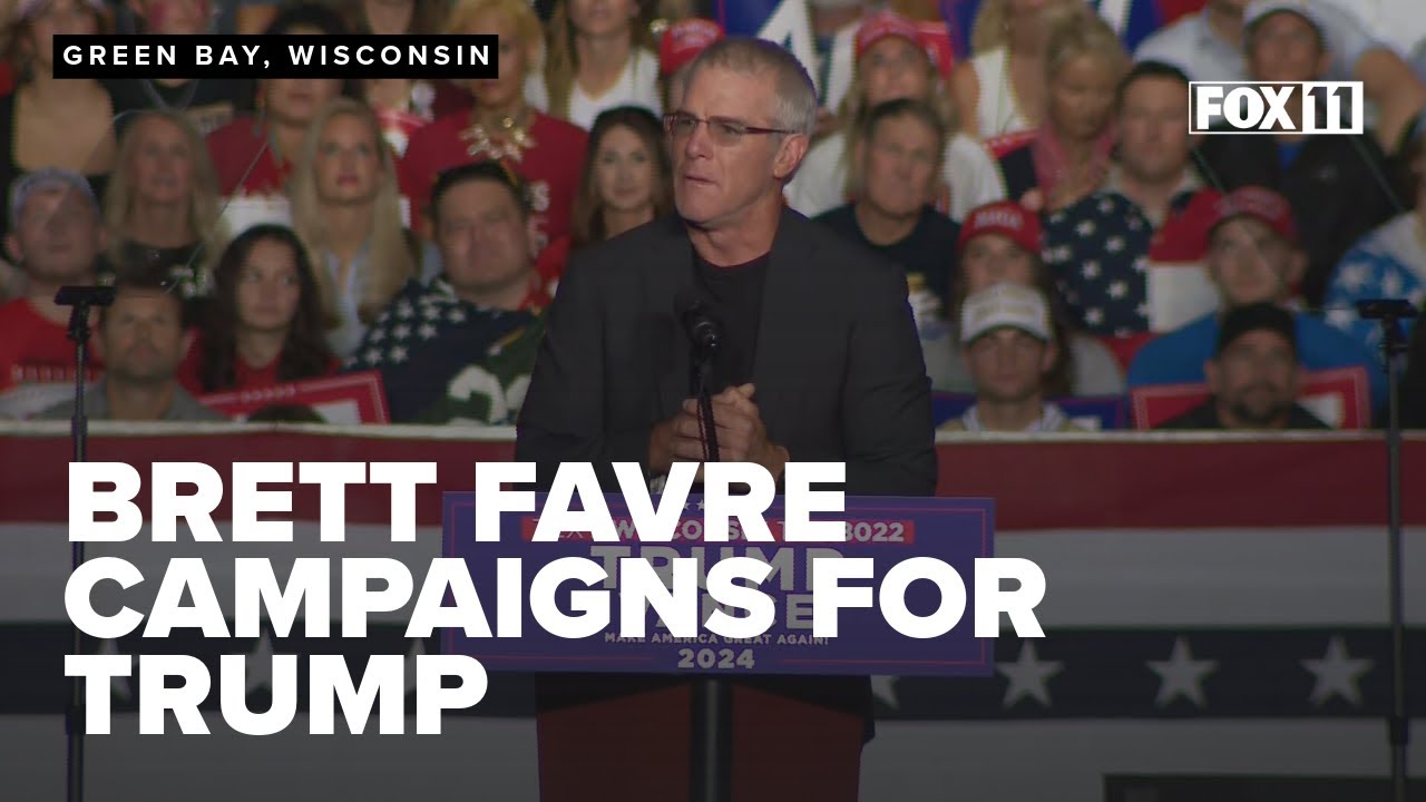 Brett Favre campaigns for Trump in Green Bay
