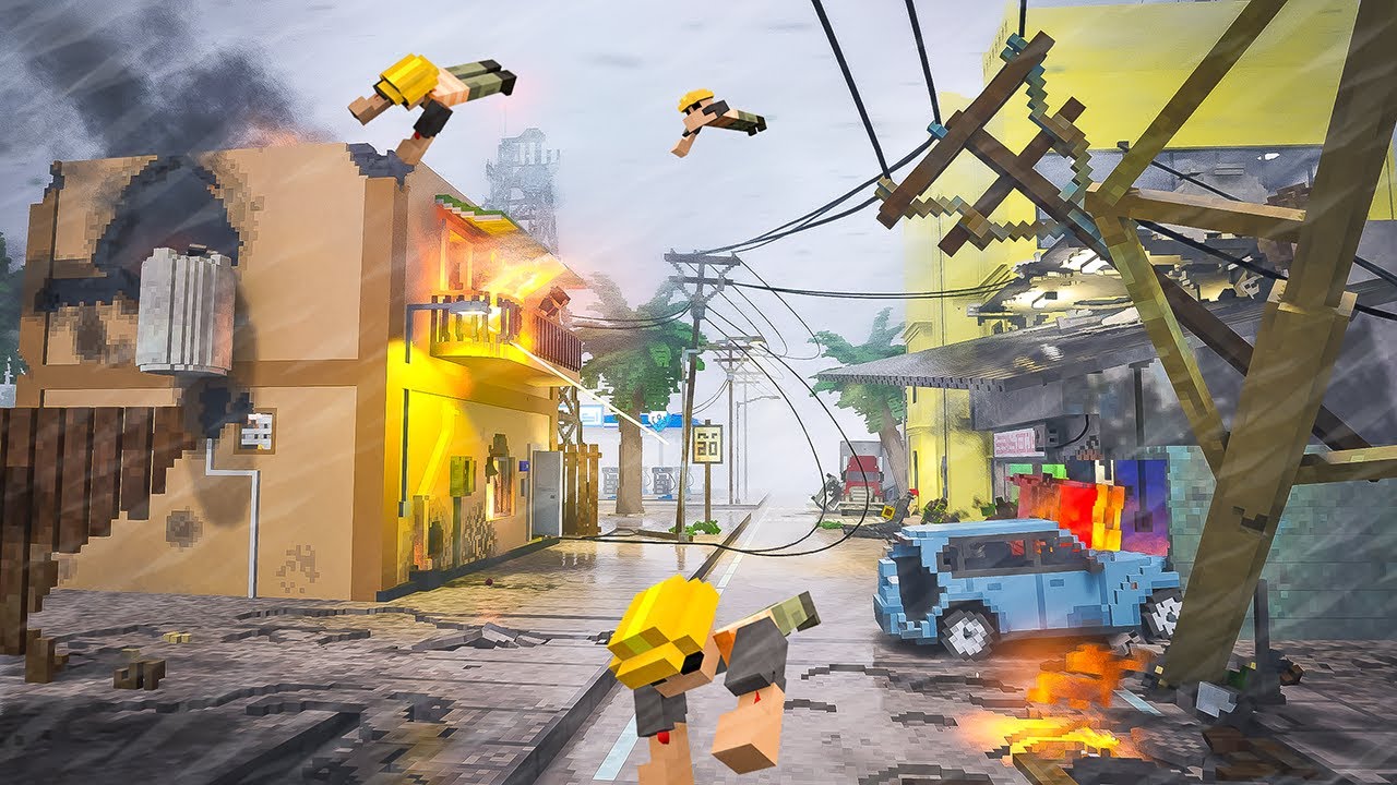 Realistic Typhoon Destruction | Teardown