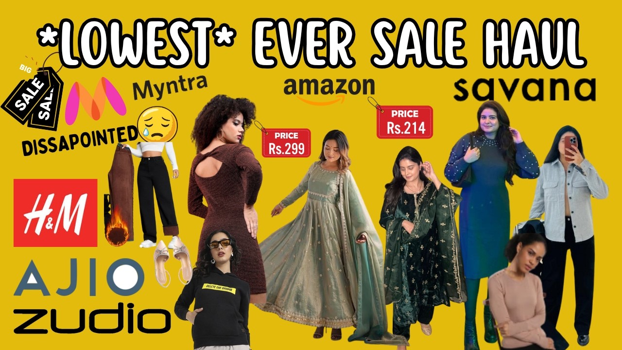 Crazy Deal finds on AJIO MYNTRA ZUDIO H&M SAVANA Haul #SaleHaul