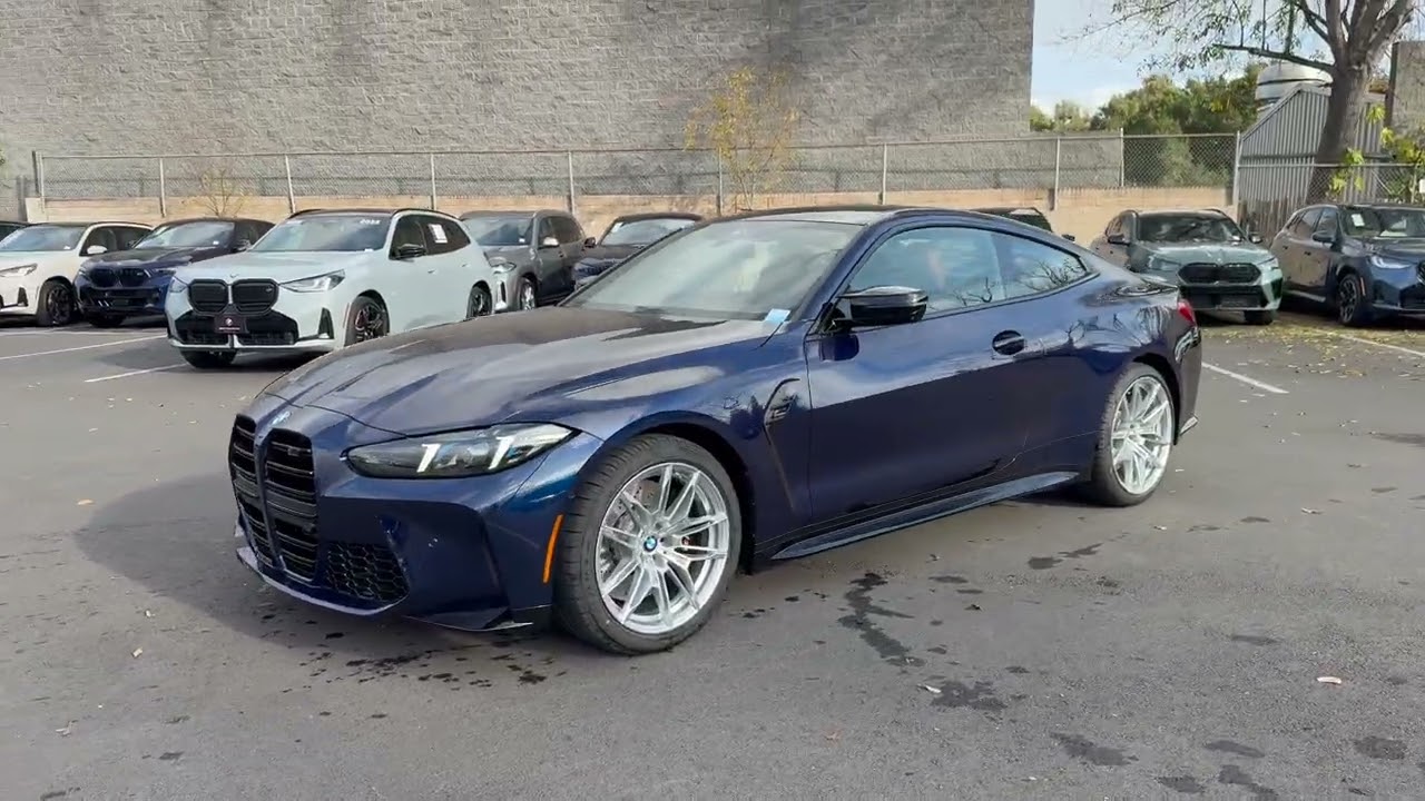 Представляем BMW M4 Competition xDrive 2026 года в цвете Tanzanite Blue | 4K
