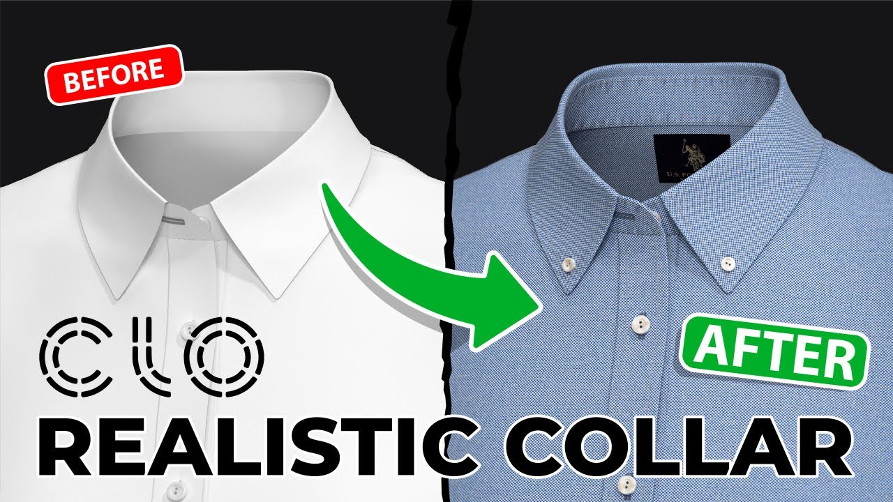 Create the Perfect Shirt Collar In Clo3D / Marvelous Designer  (Beginner Friendly Tutorial)