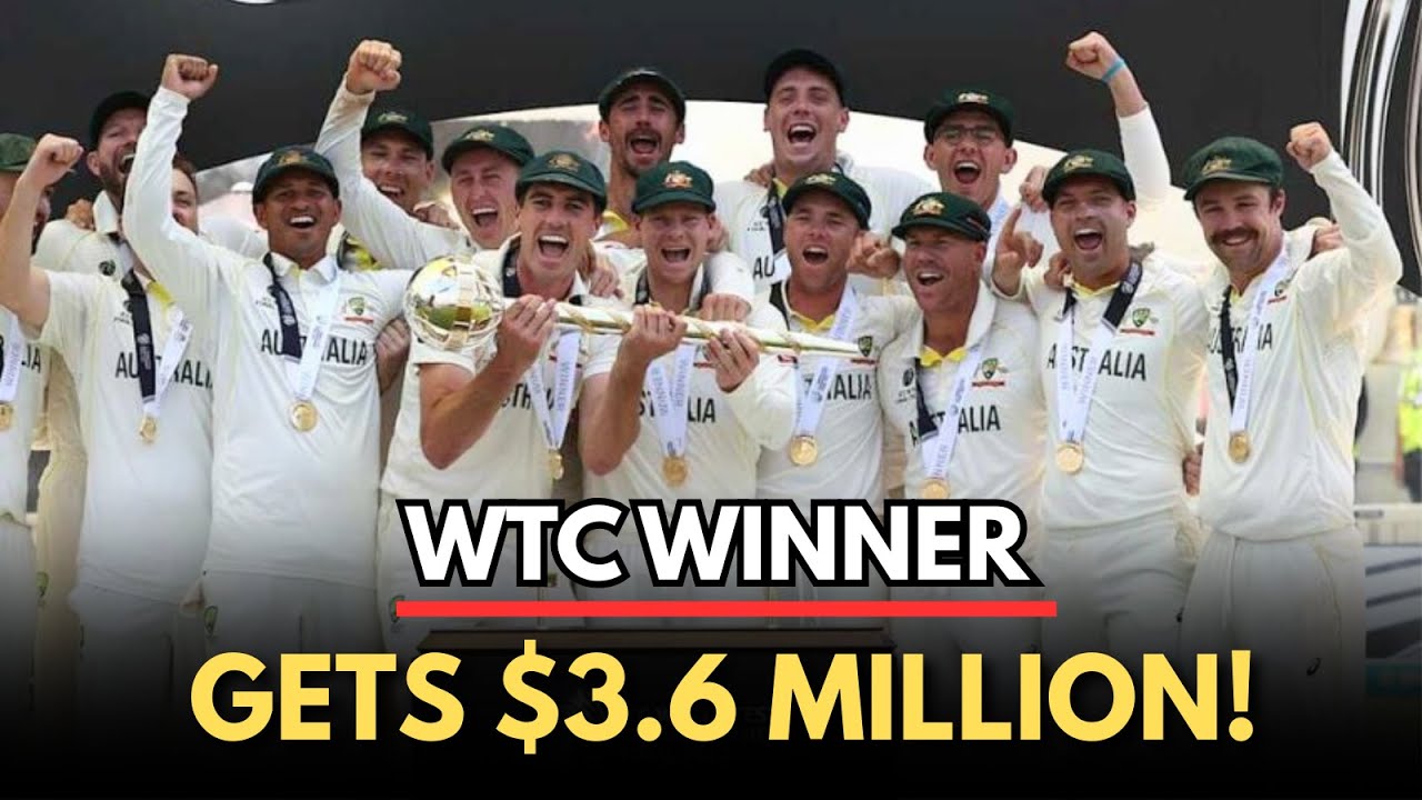 WTC Champions to Win $3.6 Million! ICC Confirms Huge Prize Pool