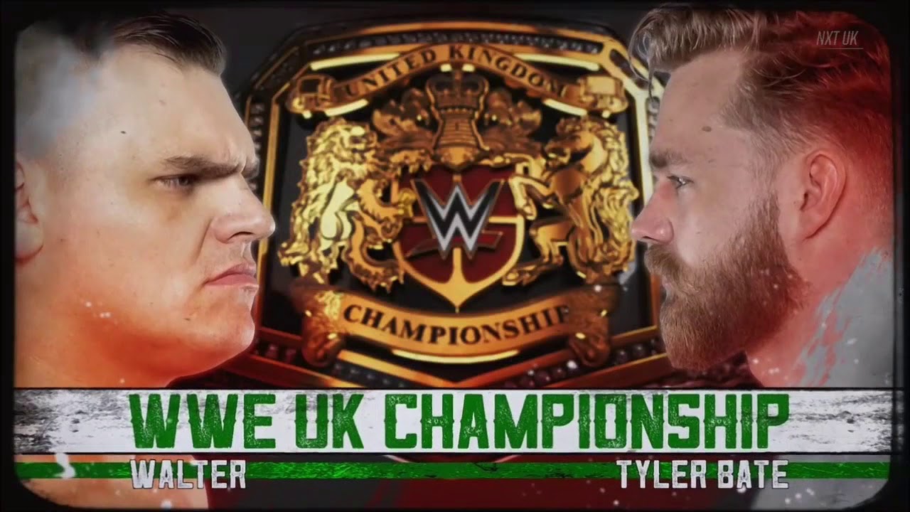 Walter vs. Tyler Bate - Official Match Card - NXT Takeover: Cardiff 2019
