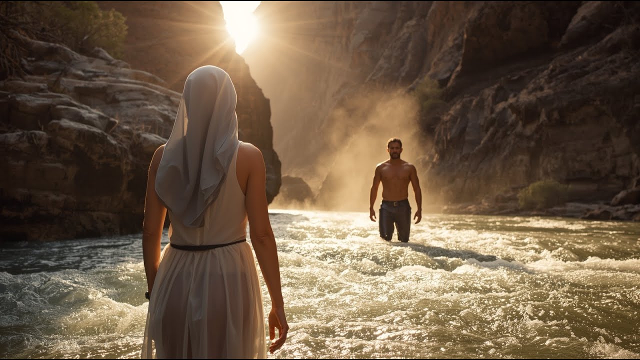 The Nun Came Out of the Water Thinking She Was Alone… Then Froze Seeing the Mountain Man Watching