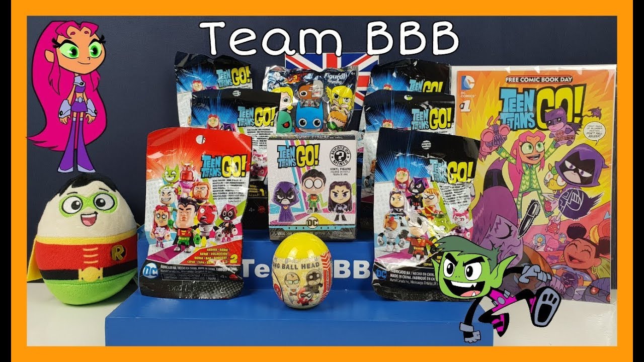 TEEN TITANS GO! To The Movies TOY Opening Special! DC Comics Funko POP Batman Robin Superhero