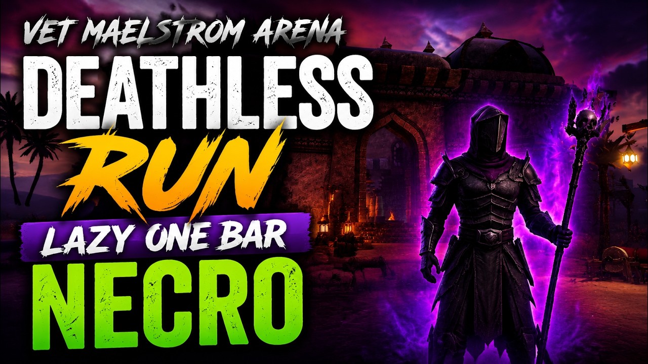 Lazy Necro One-Bar is BROKEN | Vet Maelstrom Arena Deathless (Insane Sustain Build)