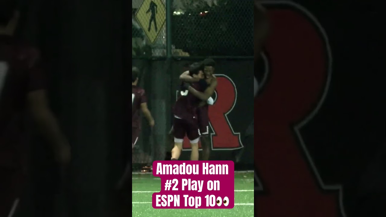 St. Benedict Prep&rsquo;s Amadou Hann gets #2 play on ESPN Top 10 🔥🔥🔥 #golazo