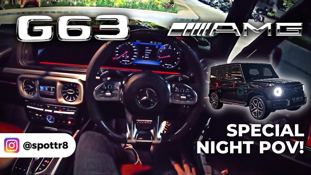 NYETIR MOBIL 7 MILYAR DI JAKARTA!  2019 Mercedes G63 AMG - POV Driving by spottr8