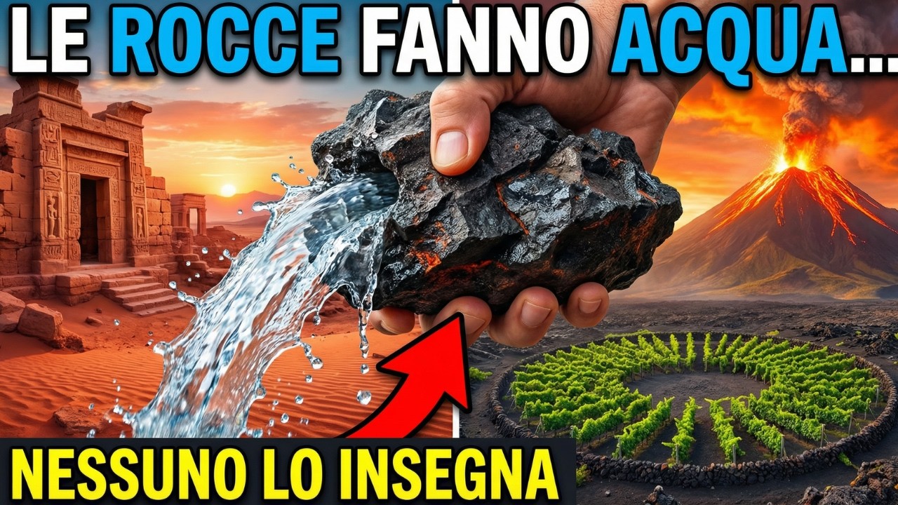Queste Rocce Creano Acqua dal Nulla. Nessuna Irrigazione da 2.000 Anni. Perch&eacute; Nessuno Lo Insegna?