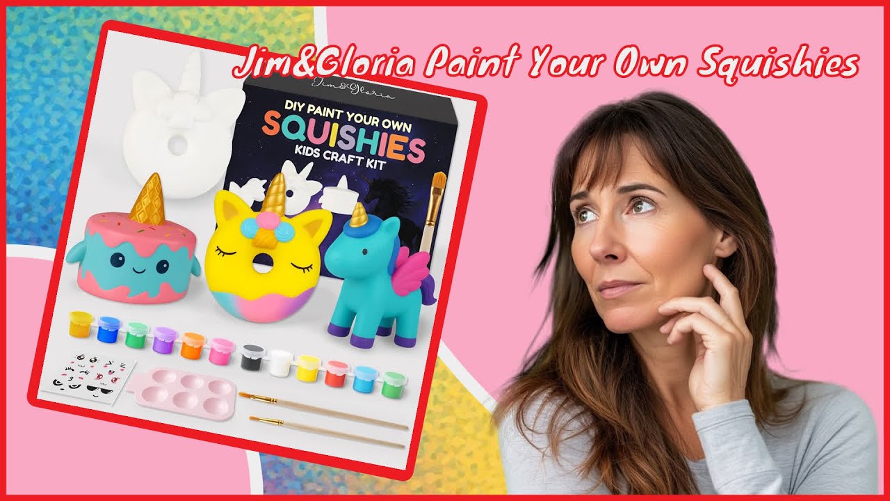 Jim&Gloria Paint Your Own Squishies review