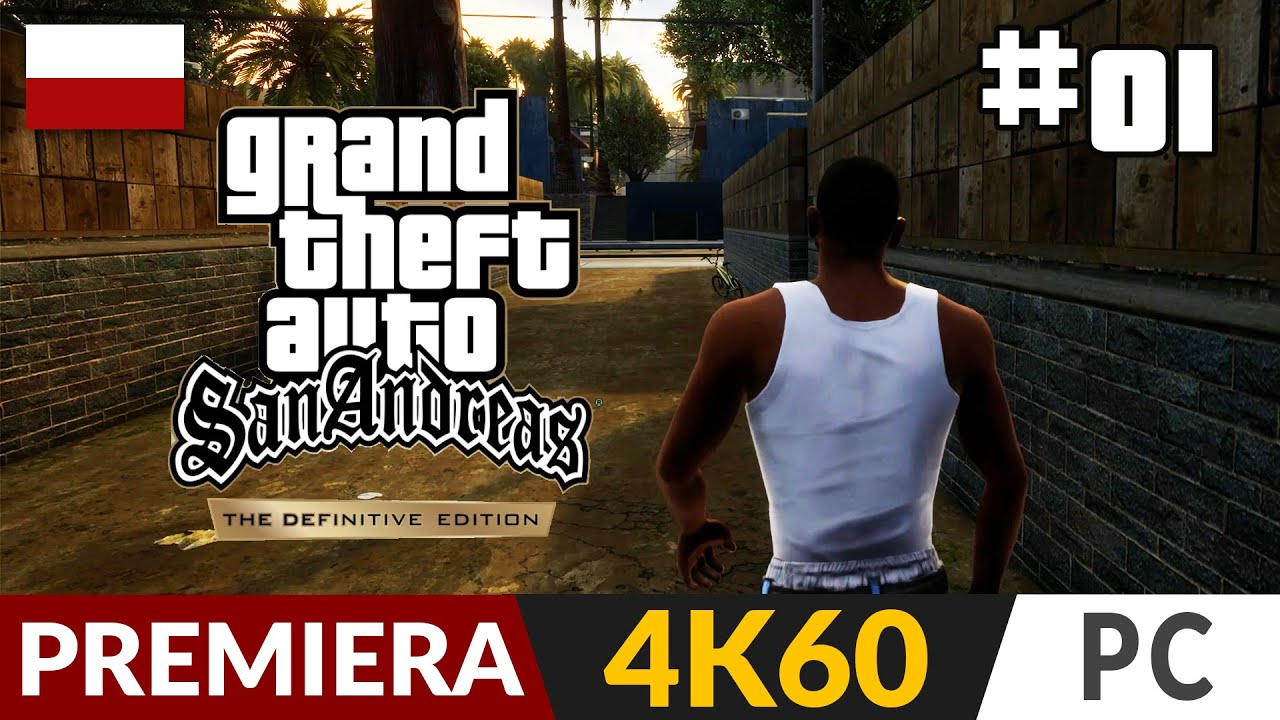 GTA San Andreas PL - remastered 🚲 #1 GTA Definitive Edition 👊🏽 Znowu to samo |  Gameplay po polsku