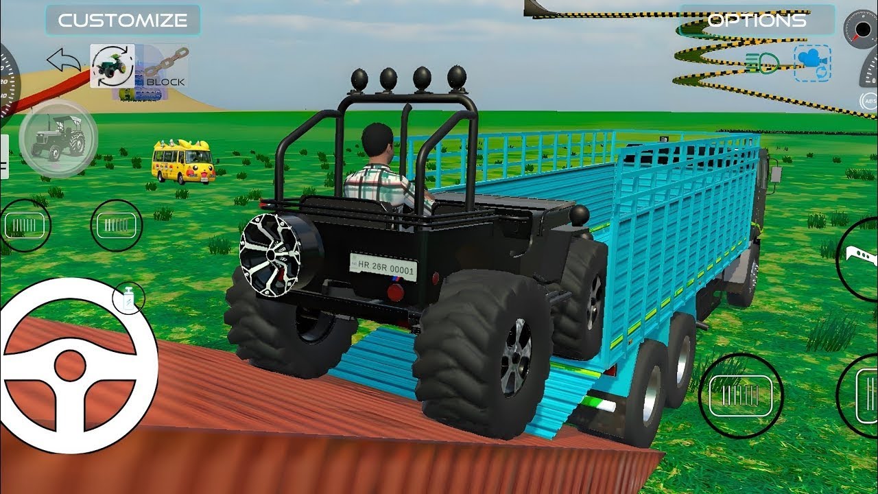 Driving Scorpio And Thar in Game 🔥 #scorpio #4x4 #fortuner #thar #gamingvideos 