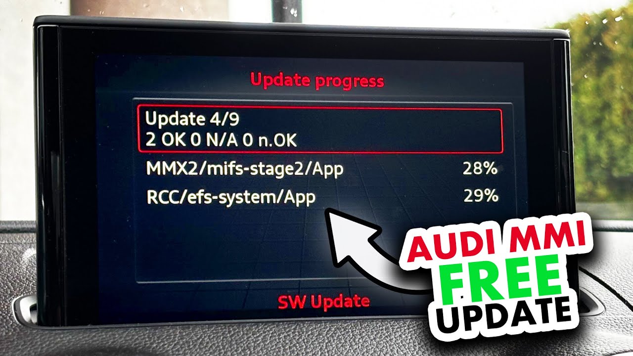 Audi MIB2 MMI firmware upgrade & free update download