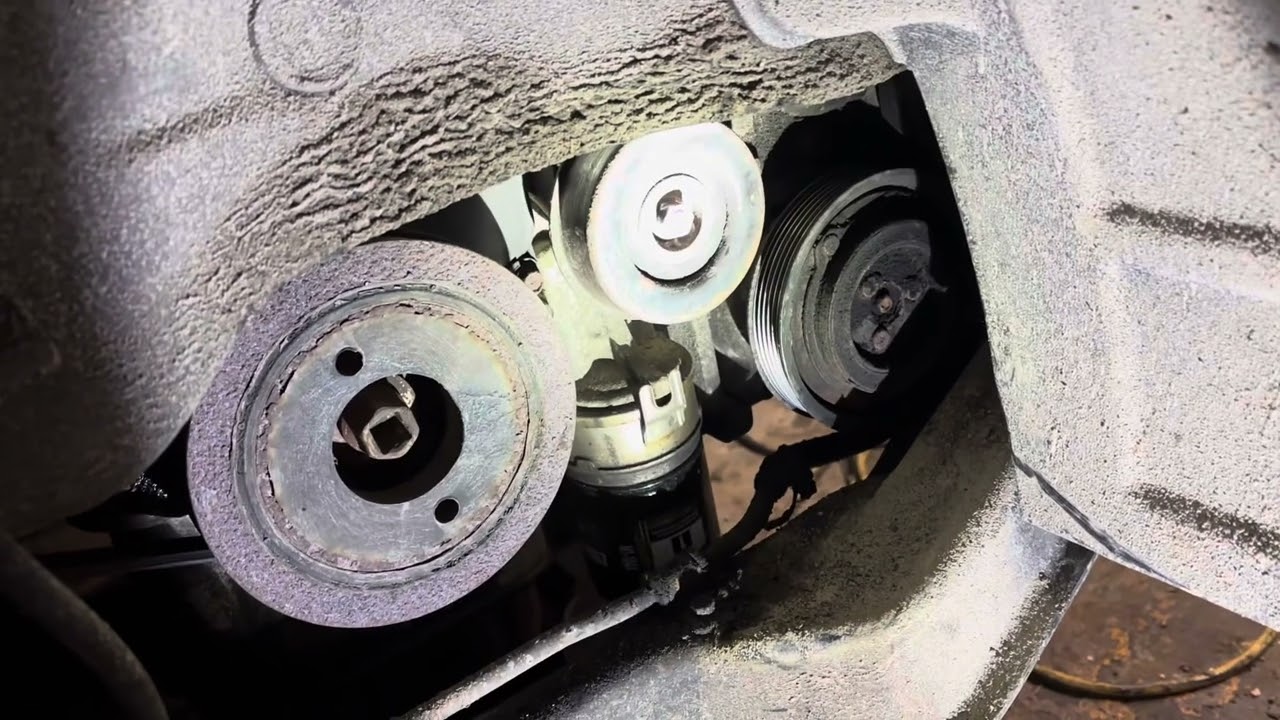 How to replace a serpentine belt on a 2006 Hyundai Santa Fe 3.5L ￼