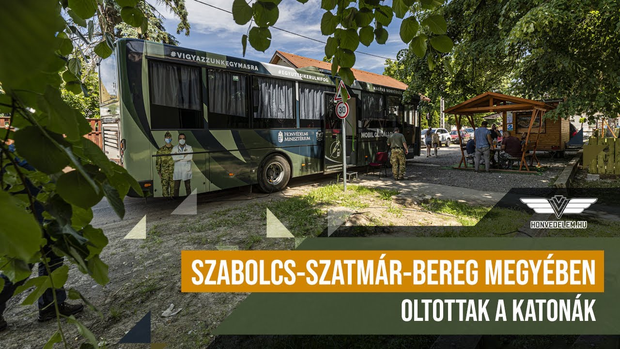 Szabolcs-Szatmár-Bereg megyében oltottak a katonák