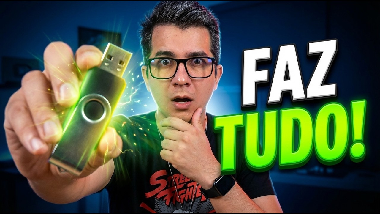 😱O Pendrive que os T&eacute;cnicos Escondem de Voc&ecirc;! (Resolve QUALQUER Problema no Windows)