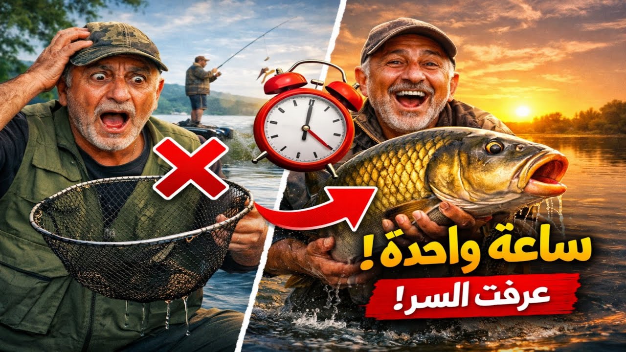 لماذا تضيع يومك في الصيد؟ ساعة واحدة فقط تكفي... إذا عرفت السر