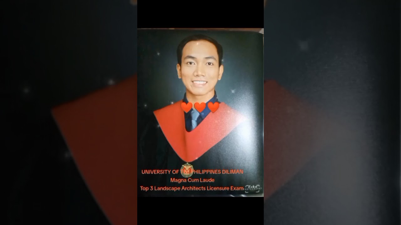 Landscape Architects licensure exam top 3 Moses Aaron B Inere from Camunatan City of Ilagan Isabela