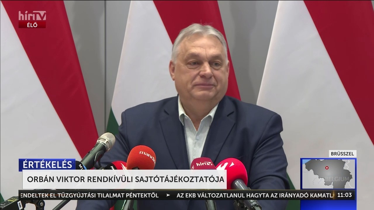 Orbán Viktor: Nem érdemes kötözködni Magyarországgal - HírTV
