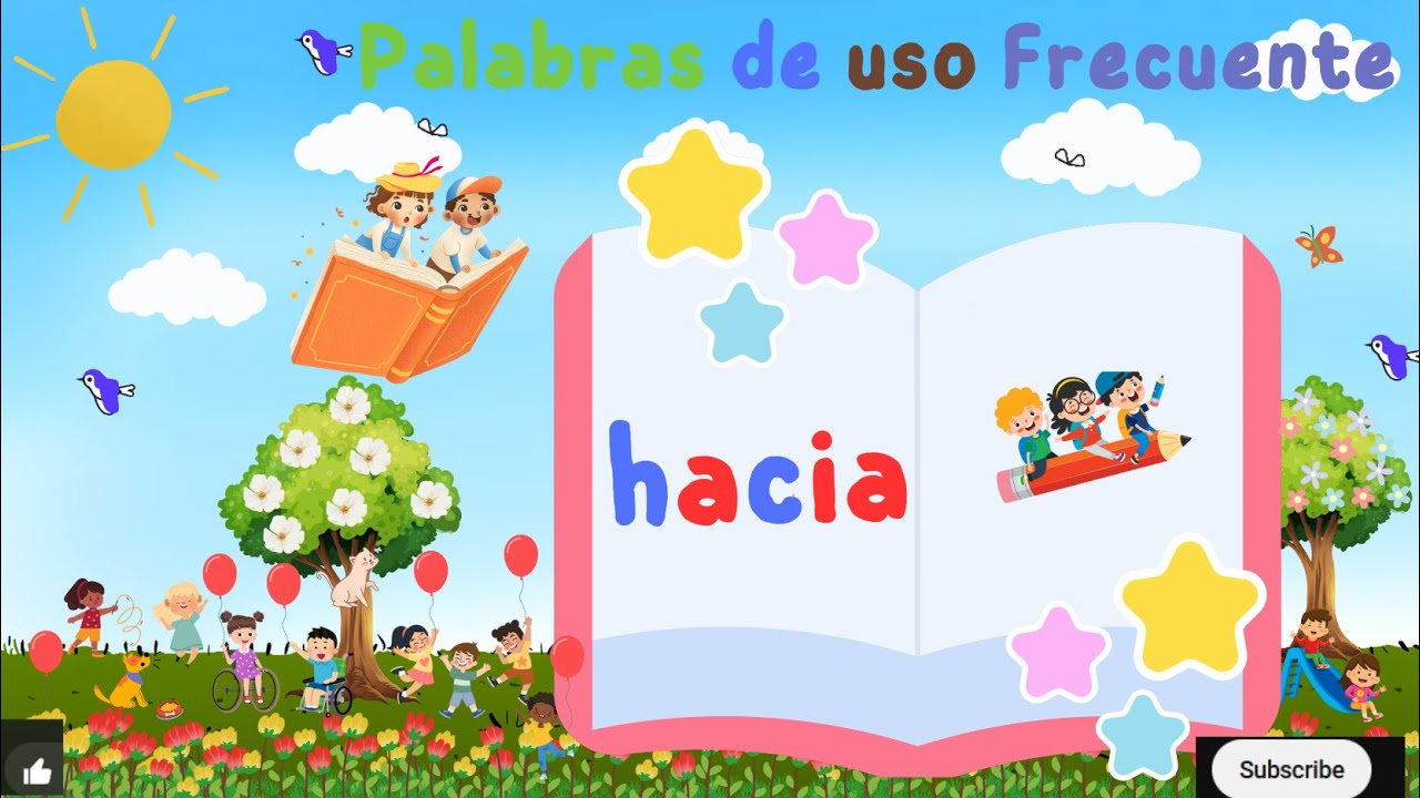 hacia | Palabras de uso Frecuente | Spanish Sight Words | Aprender a leer y Escribir | Ms. Morales