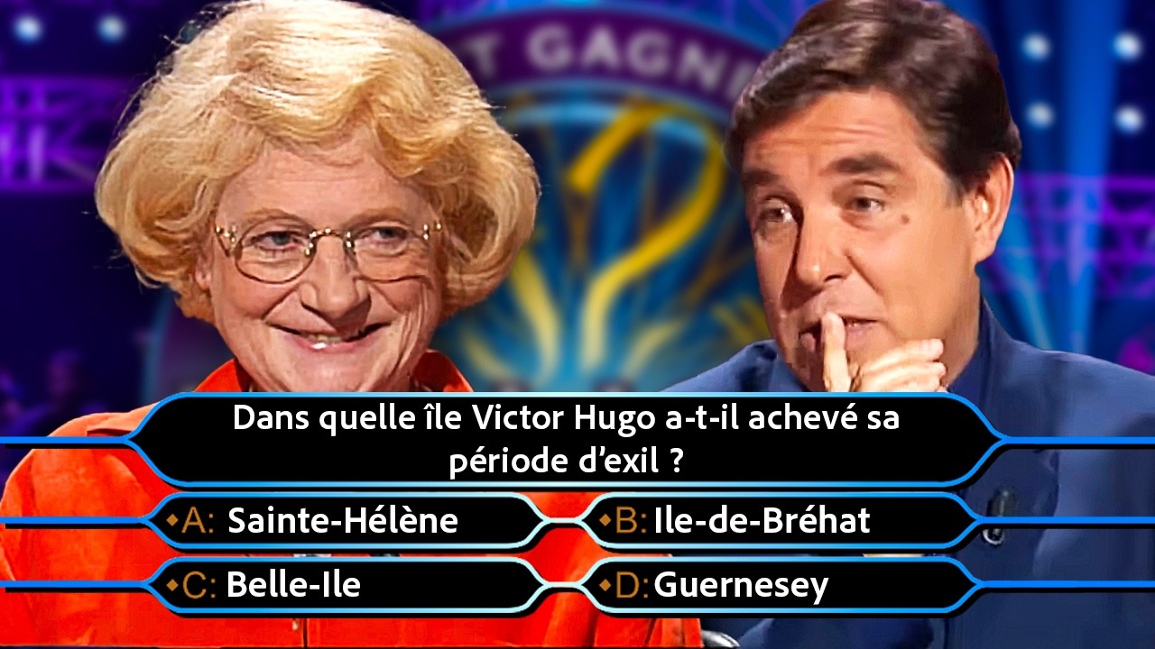 Qui Veut Gagner des Millions ? - Yvette (p2), Natacha, Christophe (p1) | 25-05-2001