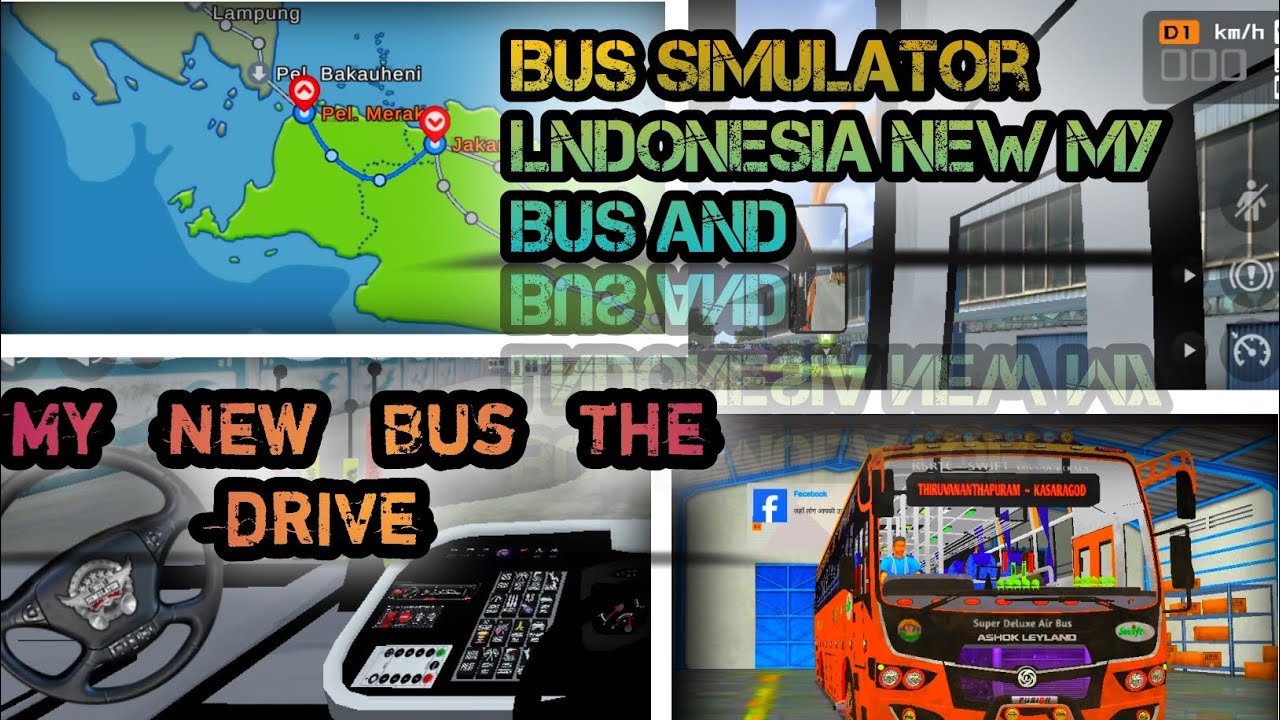 Bus simulator lndonesia Drive new Bus drive 