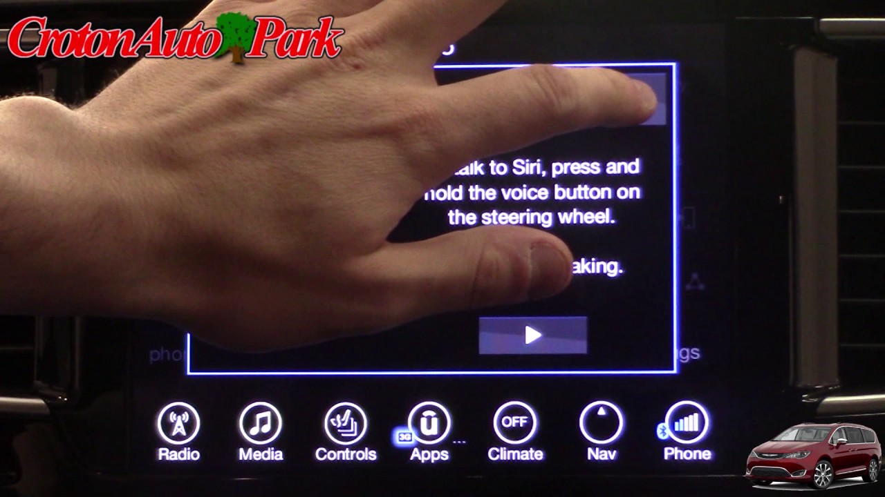 How to Pair Your Phone to Your Car | UConnect Bluetooth | 2017 Chrysler Pacifica