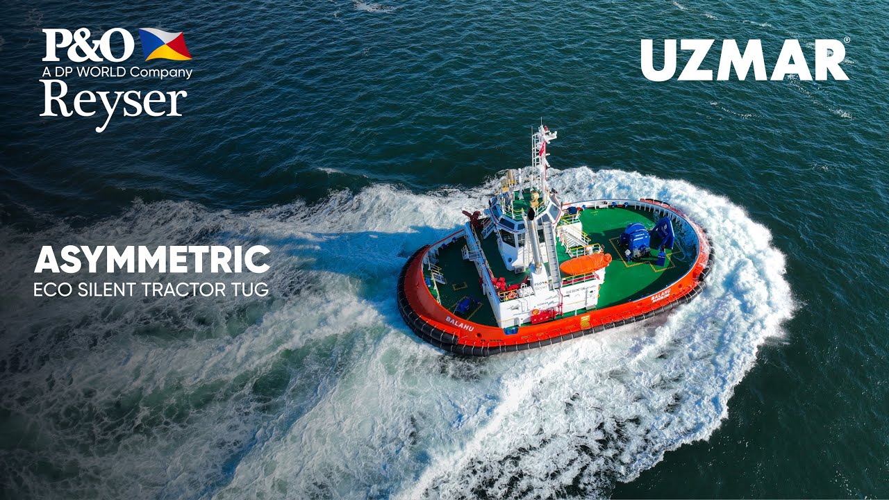 Asymmetric Eco - Silent Tractor Tug - By UZMAR