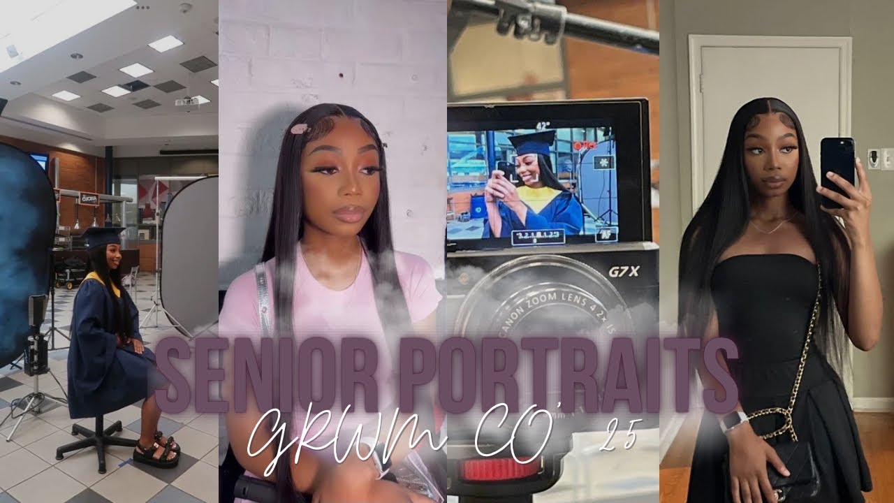 GRWM для фотографий пожилых людей + VLOG: (CO’ 25👩🏽‍🎓) прическа, макияж и многое другое