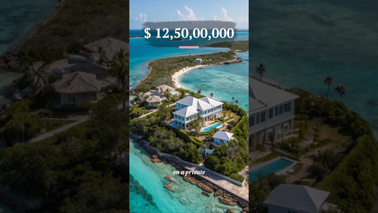 Inside a $125 Million Private Island Mansion in the Caribbean