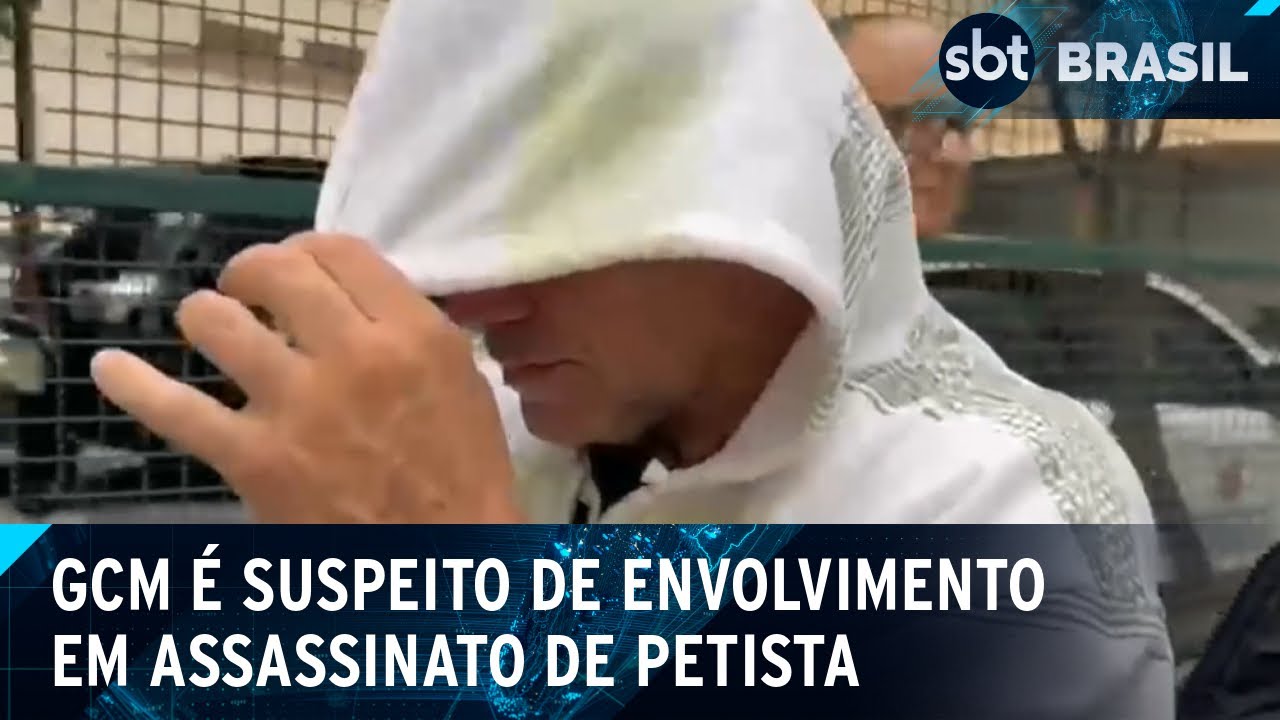 Polícia prende guarda civil envolvido em assassinato de vereador petista | SBT Brasil (19/09/24)