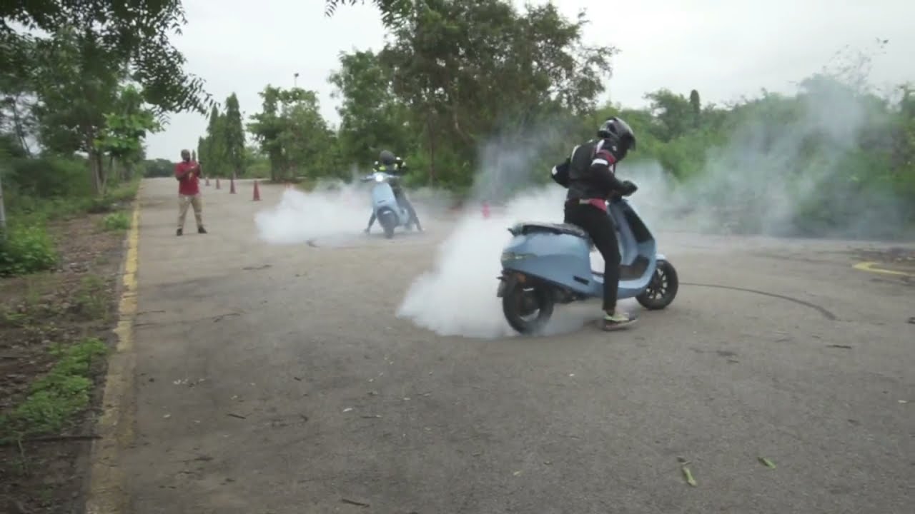 OLA S1 Scooter Stunt Performance Test | Faster Than Bikes ?